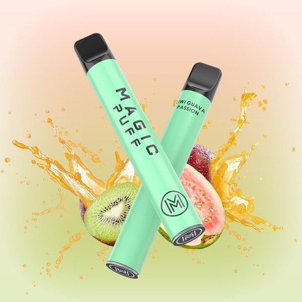MAGIC PUFF 600 Einweg E-Zigarette - Kiwi Guave Passionsfruit  (0% Nikotin)