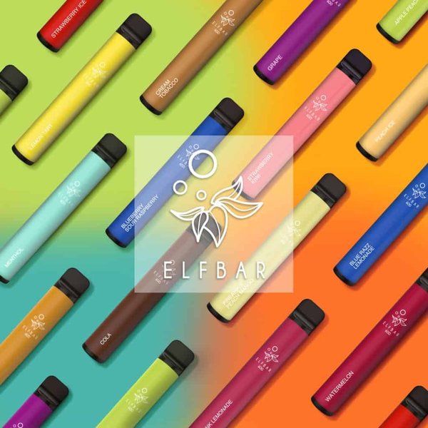 Elf Bar 600  Einweg E-Zigarette - 21 Verschiedene Sorten