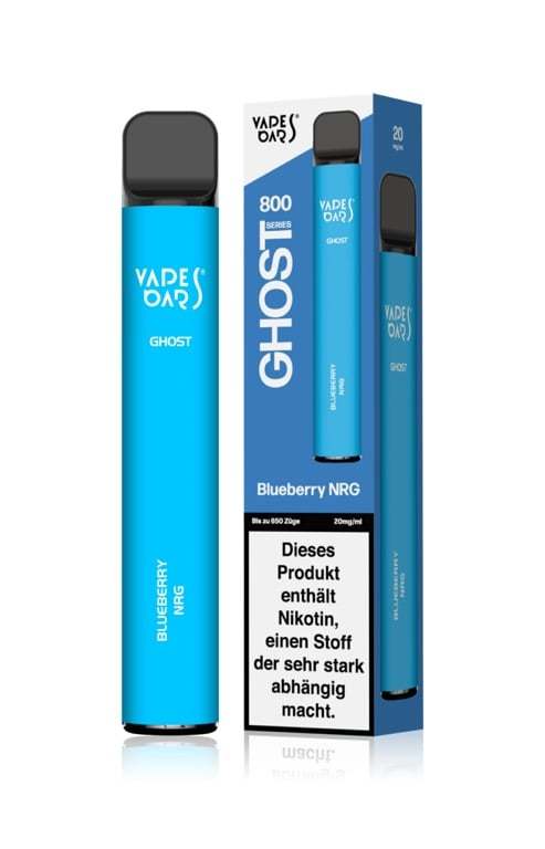 Vapes Bars Ghost 800 Einweg E-Zigarette 20mg - Blueberry NRG
